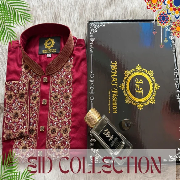 Embroidered Marooned EID Panjabi